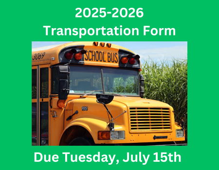  SPS Transportation Form Due Tuesday, July 15th, Links to News Story